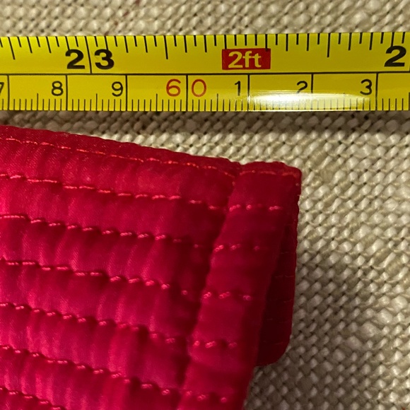 Coldwater Creek Bright Red Silk Blend Tie Back Holiday Light Jacket- Sz-10 - Picture 15 of 16